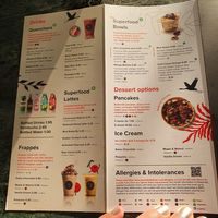Drinks and dessert menu at Grounded Kitchen - Queens Rd in Leicester