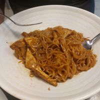 Grandma's fried noodles with tofu no egg at Sticky Rice Cafe in Knoxville