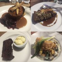 Alliterative vegan roast and deserts  at The Temple Bar in Norwich
