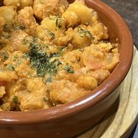 Chorivegan con garbanzos  at La Cerveseria Clandestina in Barcelona