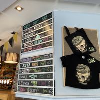 Beer list  at La Cerveseria Clandestina in Barcelona