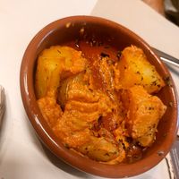 Papas bravas at La Cerveseria Clandestina in Barcelona