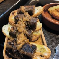 Vegan chorizo at La Cerveseria Clandestina in Barcelona