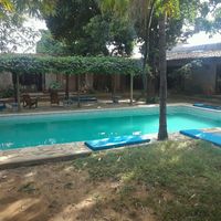 the pool in the delightful courtyard at Casa Abierta in Leon