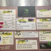 Lunch menu  at Treze in Ponta Delgada