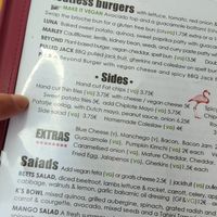 Menu at Project Social in Ibiza