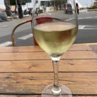 White wine  at Project Social in Ibiza