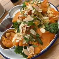 Something with millet and pumpkin...  at Project Social in Ibiza