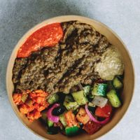 French Lentil Vegam Bowl at Bombay Sandwich Co - W 35th St in New York City