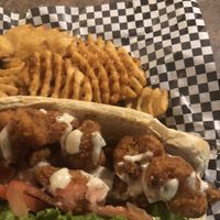 Buffalo Cauliflower sandwich #Veganuary at Marshall Street Bar and Grill in Rochester