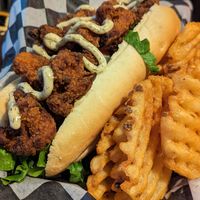 Vegan Fried Cauliflower Sandwich at Marshall Street Bar and Grill in Rochester