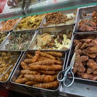 Daily changing buffet, everything veggie  at Thanh Tinh - Quang Trung in Chau Doc