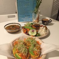 Avocado toast on the turmeric sourdough is outta this world! at Bori Vegan in Guaynabo