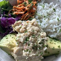 Chic pea tuna stuffed avocado!  at Bori Vegan in Guaynabo