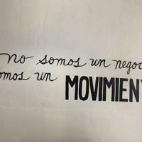 Mural on wall at Bori Vegan in Guaynabo