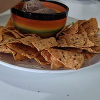 Bean dip at Bori Vegan in Guaynabo