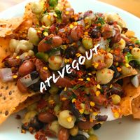 Nachos with sexy sauce  at Bori Vegan in Guaynabo