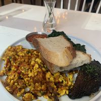 Brunch tofu scramble at P.S. Kitchen in New York City
