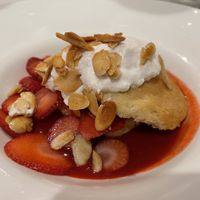 Strawberry shortcake   at P.S. Kitchen in New York City