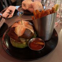 PS Burger and Beyond burrito  at P.S. Kitchen in New York City