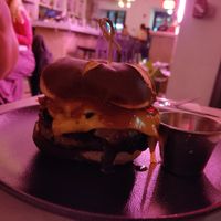 BBQ burger at P.S. Kitchen in New York City