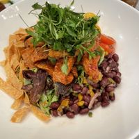 BBQ chick’n salad  at P.S. Kitchen in New York City