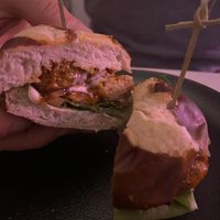Thai chicken sandwich  at P.S. Kitchen in New York City