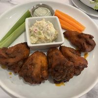 Maitake Buffalo wings  at P.S. Kitchen in New York City
