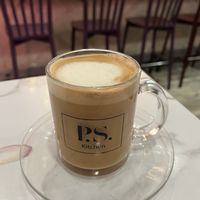 Latte  at P.S. Kitchen in New York City