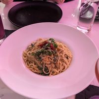 Linguine Alfredo at P.S. Kitchen in New York City