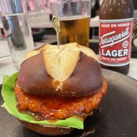 Thai chicken sandwich  at P.S. Kitchen in New York City