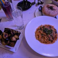 Brussels sprouts, pot pie, pasta at P.S. Kitchen in New York City