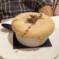 Plant-based chicken pot piee  at P.S. Kitchen in New York City