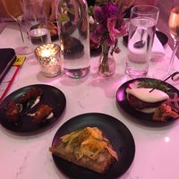 1st course of chefs menu at P.S. Kitchen in New York City