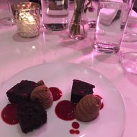 Chocolate cake  at P.S. Kitchen in New York City