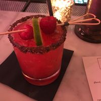 Raspberry margarita  at P.S. Kitchen in New York City