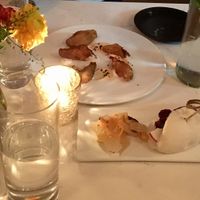 Their famous buns (so good) and complementary fried artichoke at P.S. Kitchen in New York City