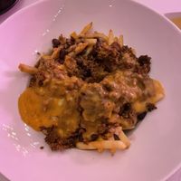 Chili cheese friess  at P.S. Kitchen in New York City