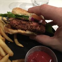 Great Tasting Plant Based Burger!! at P.S. Kitchen in New York City