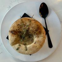 Pot pie  at P.S. Kitchen in New York City