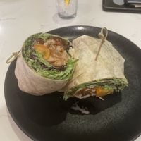 Caesar wrap minus onions - there is onion powder in the dressingg  at P.S. Kitchen in New York City