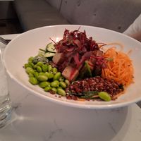 Salad of the day: Edamame, Quinoa & Smoked Tofu at P.S. Kitchen in New York City