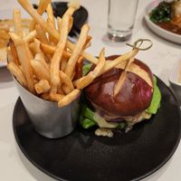 Burger at P.S. Kitchen in New York City