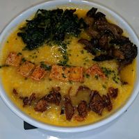 Ginger Rice Congee. Yum! My mouth is happy just thinking about this dish.   at P.S. Kitchen in New York City