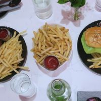The Beyond Burger and truffle fries at P.S. Kitchen in New York City