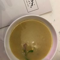 The Colombian Potato soup is to die for! at P.S. Kitchen in New York City