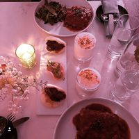 Candlelit dinner at P.S. Kitchen in New York City