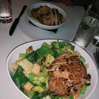 Farro salad and the Caesar salad at P.S. Kitchen in New York City