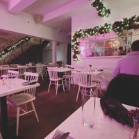 We booked our table for the first sitting of dinner - it packed out right after this was taken! at P.S. Kitchen in New York City