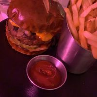 The bbq burger at P.S. Kitchen in New York City